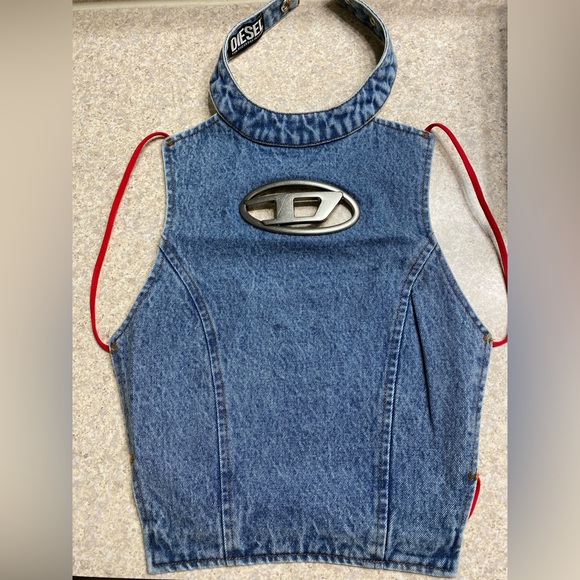 Diesel Tops - Diesel denim crop top jeans